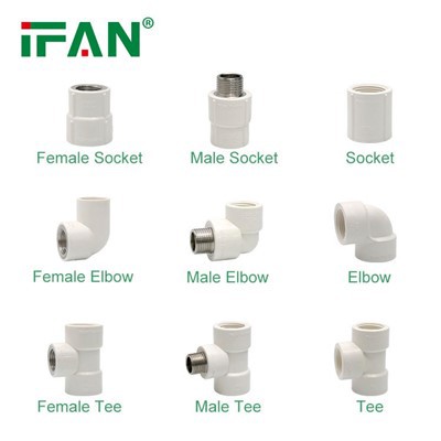 Weiße UPVC-Armaturen von IFAN